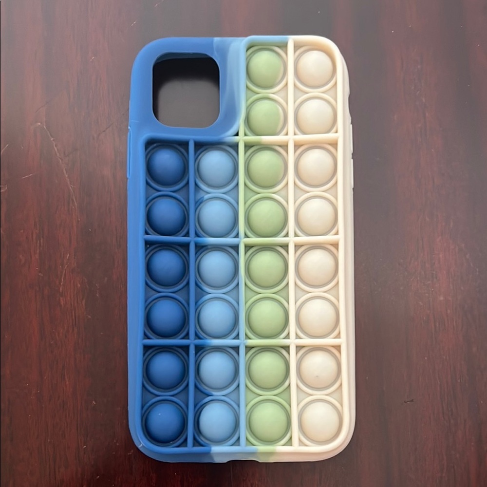 iPhone 11 Colorful Silicone Pop It Phone Case